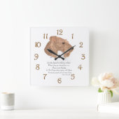 虹橋記念品 スクエア壁時計 (ホーム)