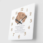 虹橋記念品 スクエア壁時計 (傾斜)