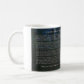 虹橋詩ペット損失の悔やみや弔慰のマグ コーヒーマグカップ (左)