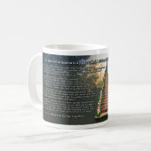 虹橋詩ペット損失の悔やみや弔慰の写真のマグ コーヒーマグカップ (正面左)