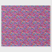 虹水滴カラフル抽象芸術パターン ラッピングペーパー (フラット)