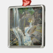 虹滝および橋の眺め メタルオーナメント (左)