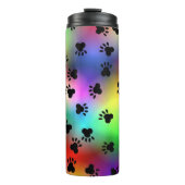 虹犬の足は熱タンブラーを印刷します タンブラー (正面)