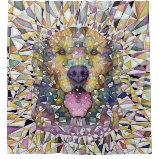 虹犬 シャワーカーテン (正面)