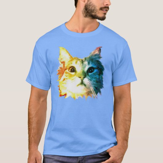 虹猫の頭部 Tシャツ (正面)