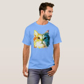 虹猫の頭部 Tシャツ (正面フル)