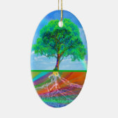 虹生命の樹 セラミックオーナメント (右)