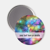 虹白熱［赤熱］光を放つ灯 マグネット (正面/裏面)