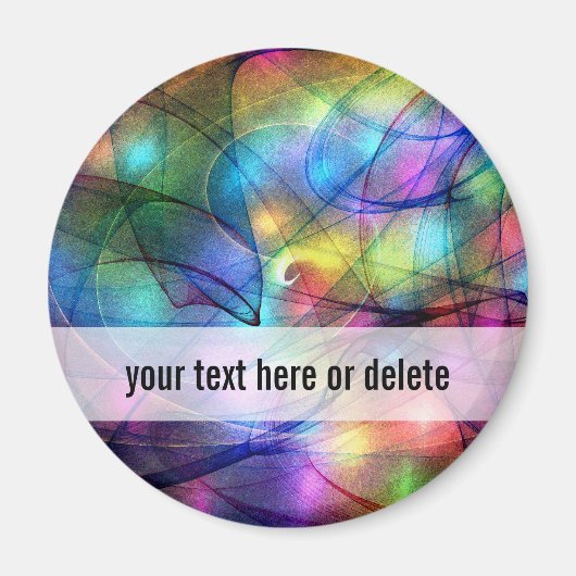 虹白熱［赤熱］光を放つ灯 マグネット (正面)