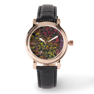 虹石化恐竜の骨 腕時計