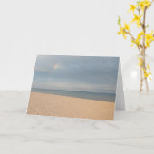 虹空白のなカードが付いているYstadのビーチ カード (黄色い花)