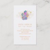 *~*虹結晶宇宙金ゴールドグリッター星 名刺 (裏面)