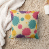 虹絵を描カラフル クッション (ブランケット)