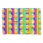 虹絵文字ピローケース枕ケース 枕カバー (正面)