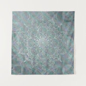 虹色きらめくマンダラボホシック タペストリー (正面)