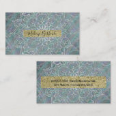 虹色きらめくマンダラボホシック 名刺 (正面/裏面)