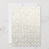 虹色きらめく小さな星の赤ちゃんシャワー 招待状 (裏面)