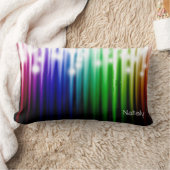 虹色きらめく組織 ランバークッション (ブランケット)