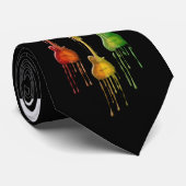 虹色で溶けるマンドリン ネクタイ (ロール)