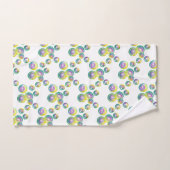 虹色に吹輝くレインボーソープバスタブ バスタオルセット (ハンドタオル)