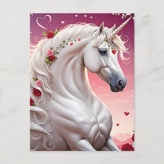 虹色に振る髪は シーズンポストカード (正面)