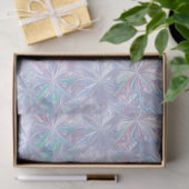 虹色に輝く雪の結晶のパターン 薄葉紙 (ギフト)