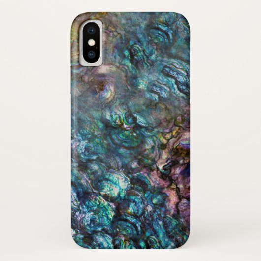 虹色のあぶらげ貝の貝殻 Case-Mate iPhoneケース (裏面)