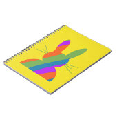 虹色のイースターバニー ノートブック (左側)
