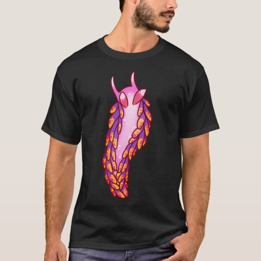 虹色のウミウシ Tシャツ (正面)