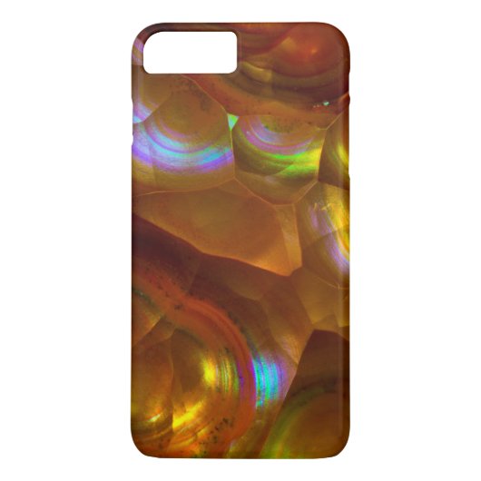 虹色のオレンジ・ファイアオパール Case-Mate iPhoneケース (裏面)