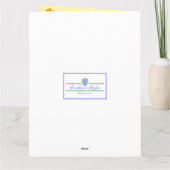 虹色のカップケーキグループ誕生日おめでとう カード (裏面)