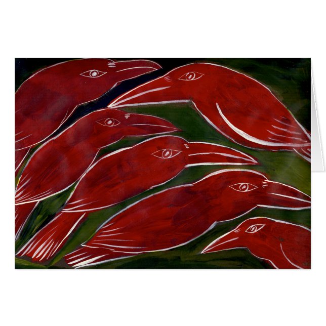 虹色のカラス (正面横)