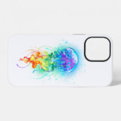 虹色のクラゲ iPhoneケース (裏面横)
