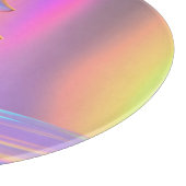 虹色のクリスマスツリー カッティングボード (角)