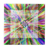 虹色のクロム12 タイル (正面)