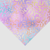 虹色のグラデーションとヒョウの斑点 薄葉紙 (詳細)