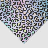 虹色のグラデーションとヒョウの斑点 薄葉紙 (詳細)
