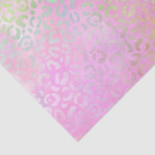 虹色のグラデーションとヒョウの斑点 薄葉紙 (詳細)