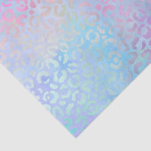 虹色のグラデーションとヒョウの斑点 薄葉紙 (詳細)