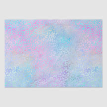 虹色のグラデーションとヒョウの斑点