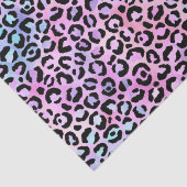 虹色のグラデーションとヒョウの斑点 薄葉紙 (詳細)