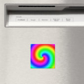 虹色のグラデーション緩和曲線 マグネット (インサイチュ (食洗機))