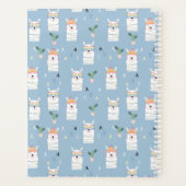 虹色のサングラスラマ模様 プランナー手帳 (裏面)