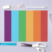 虹色のストライプが楽しい明るいキャンディー誕生日パーティー 薄葉紙 (クラフト)