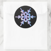 虹色のスノーフレーク ラウンドシール (バッグ)