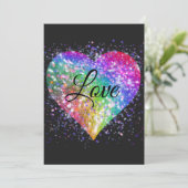 虹色のスパークリング ハート ラブ    招待状 (スタンド正面)
