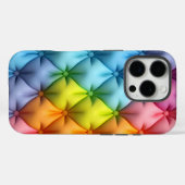 虹色のタフテッドルック Case-Mate iPhoneケース (裏面 (横))
