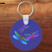 虹色のダイビング爆破トンボ キーホルダー (正面)
