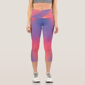 虹色のダイヤモンドシェイプ カプリレギンス (正面)