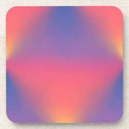 虹色のダイヤモンドシェイプ コースター